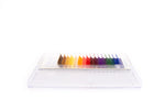 Rainbow 0.15mm Classic Colour Lash Tray. Materials: Highest quality Korean PBT fiber - Matte Finish - Includes 16 Lines - Thickness: 0.15mm, C Curl - Single Length: 12mm - Available Colours: Rainbow (12 Different Colours As Shown In Pictures) - Single pack