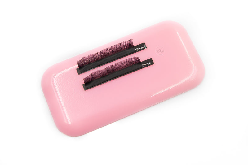 The Sticky Silicone Reusable Pad is a must-have item for lash artists who use our strip premade fans (coming soon) or loose premade fans.  The lightly sticky surface is able to firmly hold premade fan strips and loose premade fans in place, which makes it more convenient and save you a lot of time to organize your premade fans before and during eyelash extension application.  It can be cleaned easily with tapes or alcohol wipes.