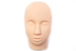 Our Training Mannequin Head is the perfect tool to practice your lashing skills without a live model.  Key Features:  - It has a flat back to ensure it remains in place while you are lashing.  - Materials: High-Quality Soft Silicone  - Easy to clean  - Simulative of human skin and face size, which makes it easier to lash on live models later.